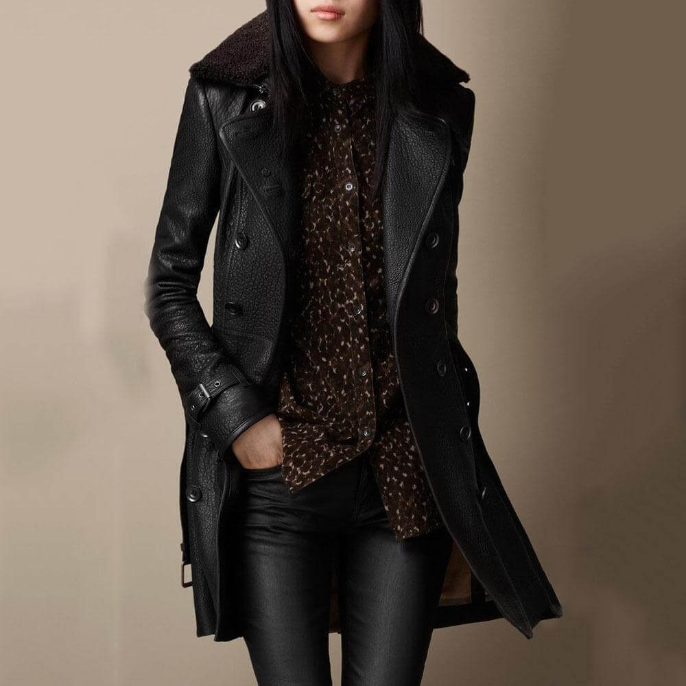 Santore™ Parka - Manteau en Cuir Chaud et Confortable