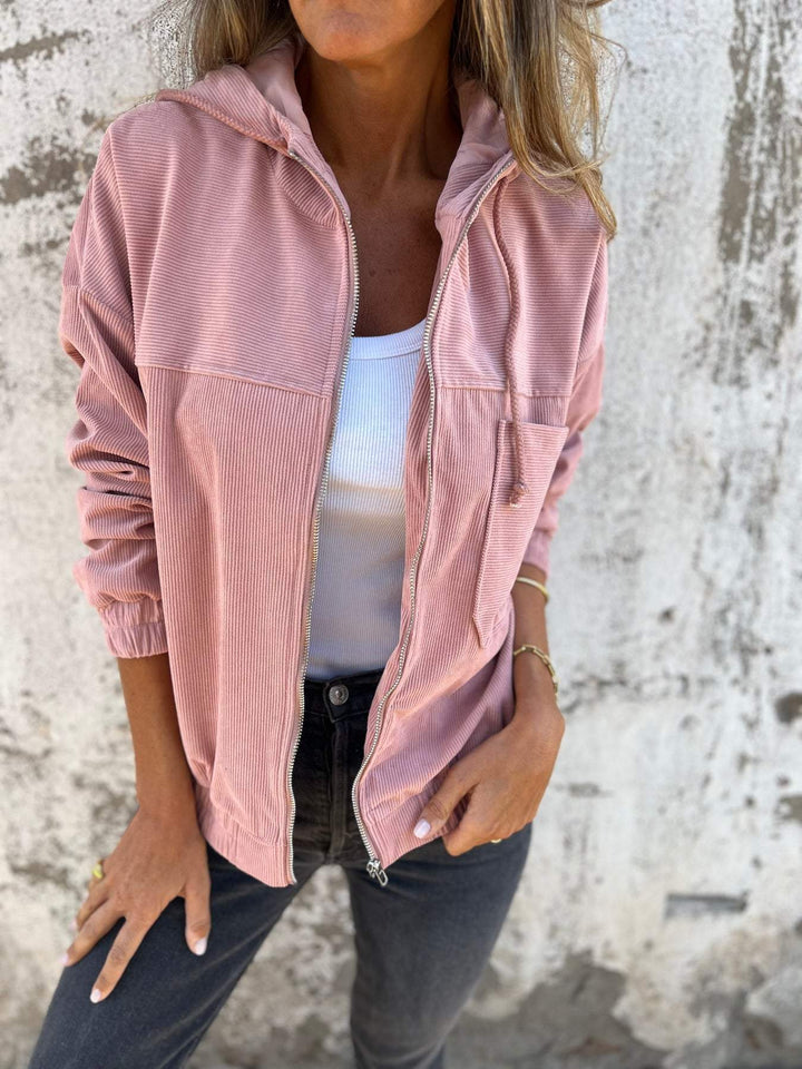 Ariellee™ - Veste Décontractée avec Capuche et Fermeture Éclair