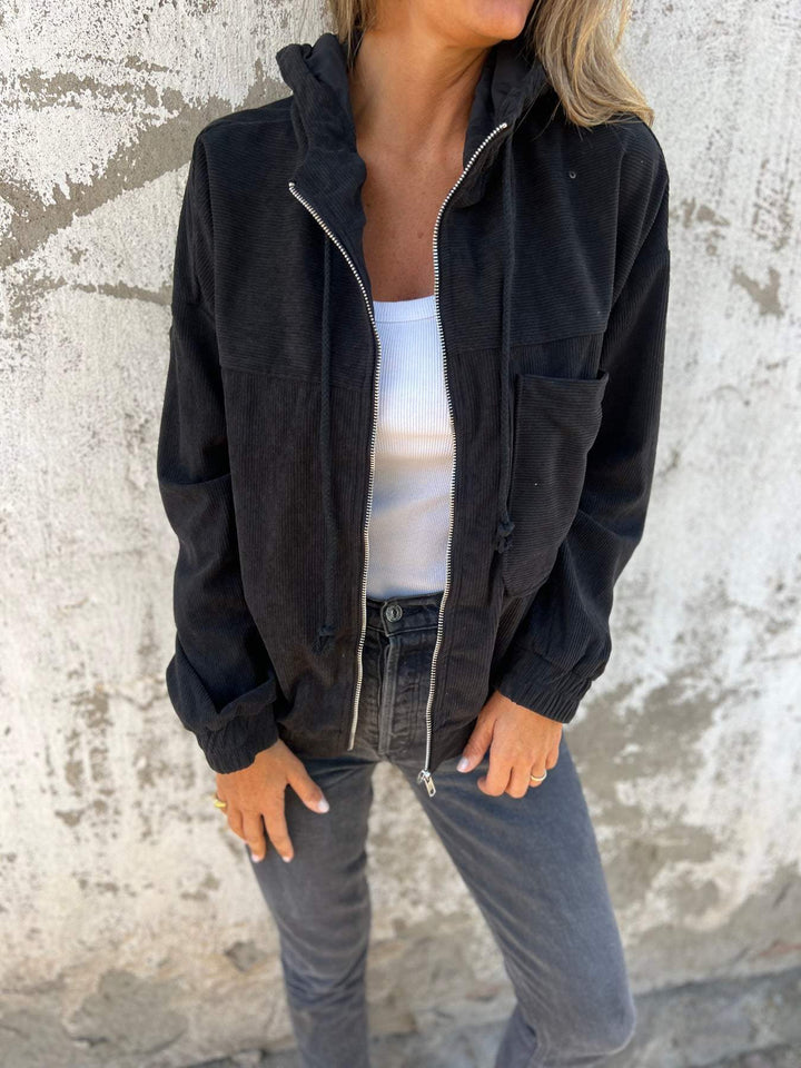 Ariellee™ - Veste Décontractée avec Capuche et Fermeture Éclair