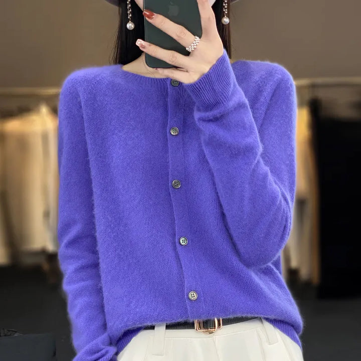 Zita™ | Cardigan en Laine Confortable