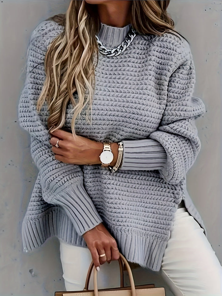 Cessalie™ | Couture - Pull en Maille Épaisse