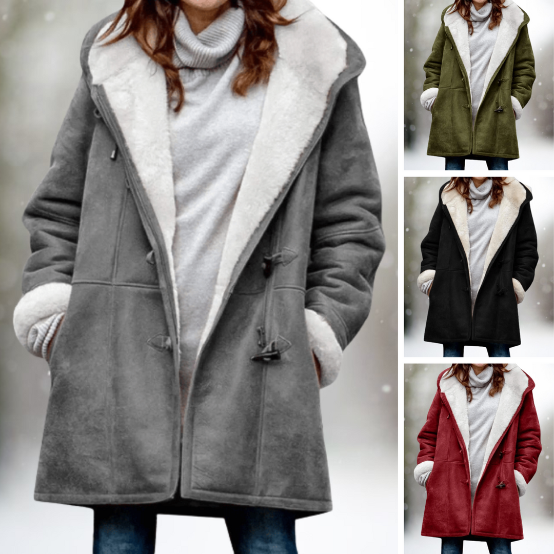 Mila™ - Veste en Fleece Suédé Premium avec Capuche