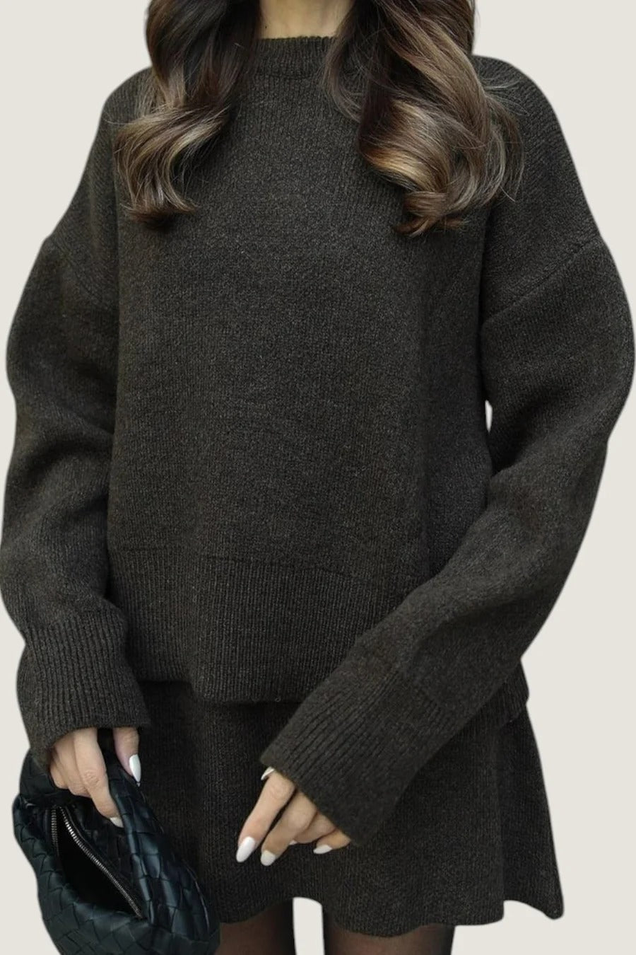 Cerise™ | Ensemble d'Hiver (Pull et Jupe Assortie)