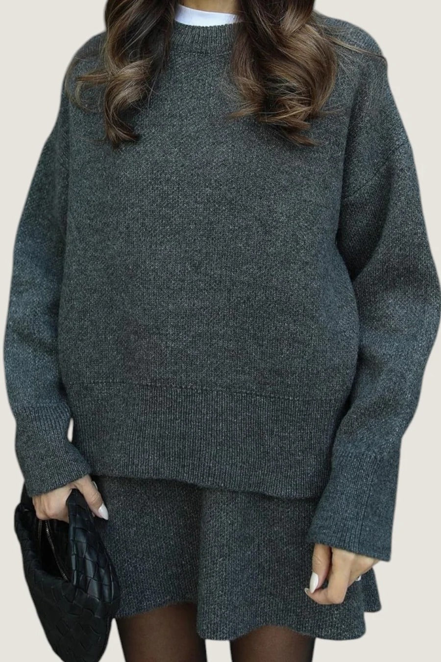 Cerise™ | Ensemble d'Hiver (Pull et Jupe Assortie)