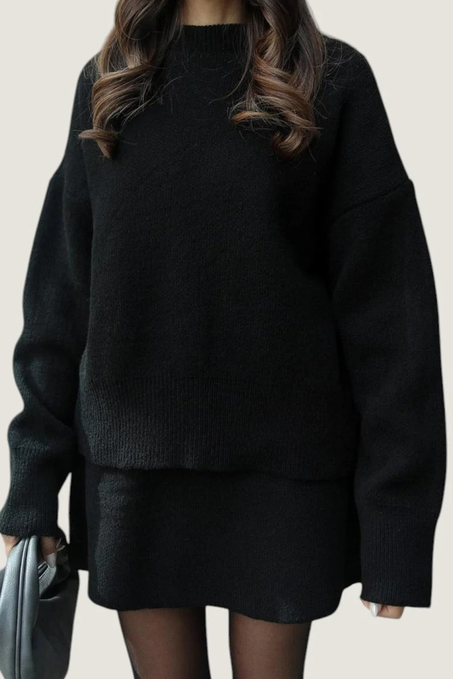 Cerise™ | Ensemble d'Hiver (Pull et Jupe Assortie)