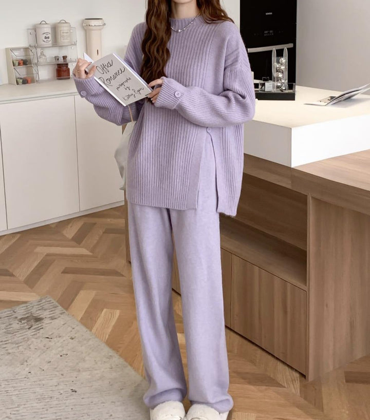 Lorenza™ - Ensemble en maille moderne et élégant à deux pièces