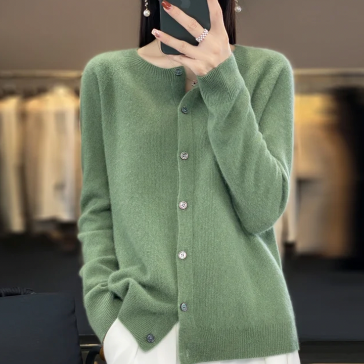 Zita™ | Cardigan en Laine Confortable