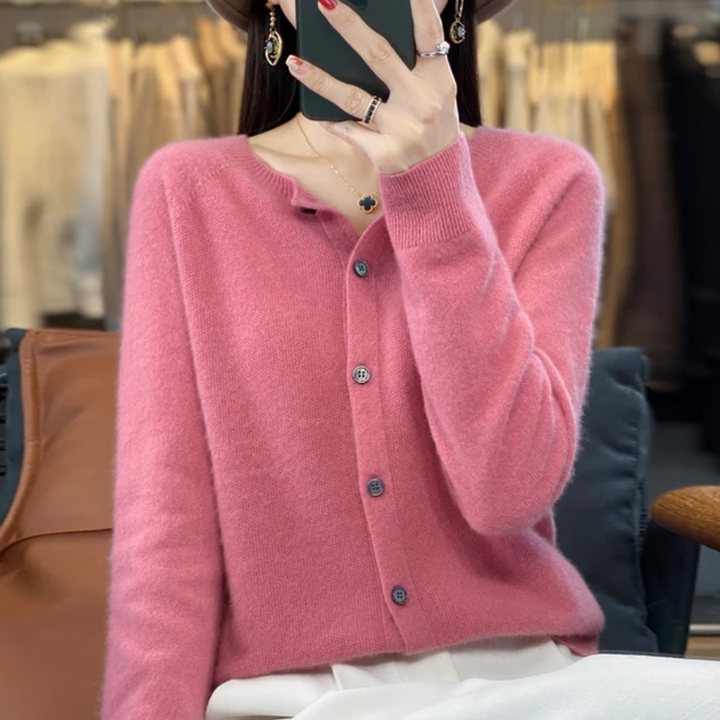 Zita™ | Cardigan en Laine Confortable