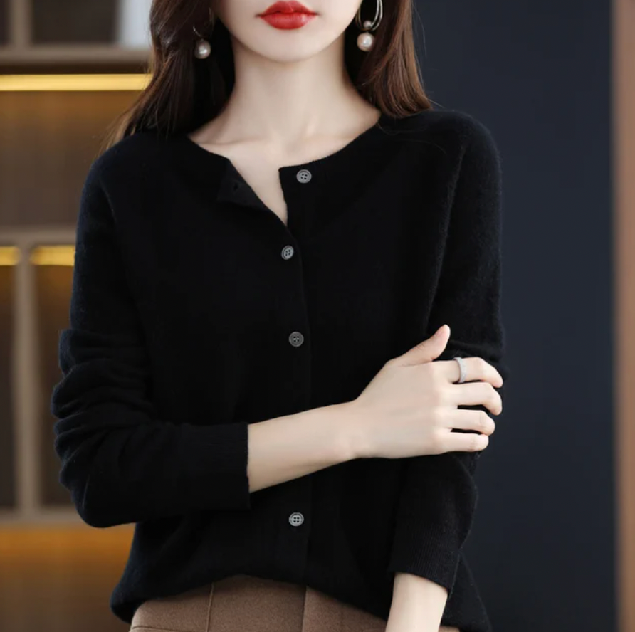 Zita™ | Cardigan en Laine Confortable
