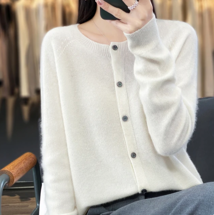 Zita™ | Cardigan en Laine Confortable