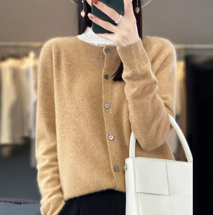 Zita™ | Cardigan en Laine Confortable
