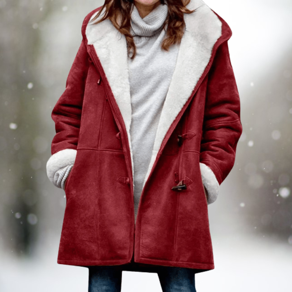 Mila™ - Veste en Fleece Suédé Premium avec Capuche