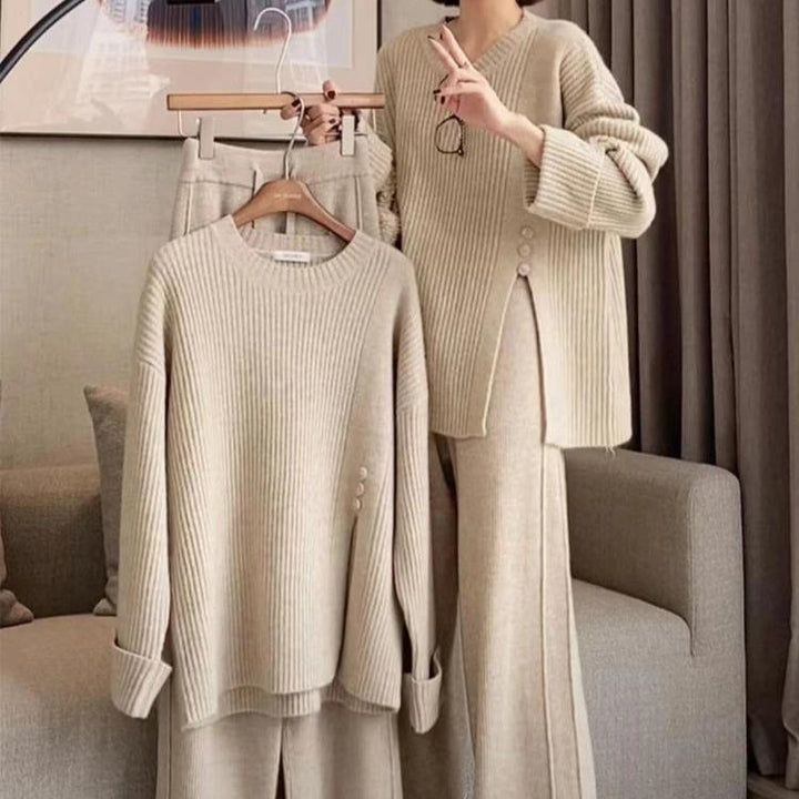 Lorenza™ - Ensemble en maille moderne et élégant à deux pièces