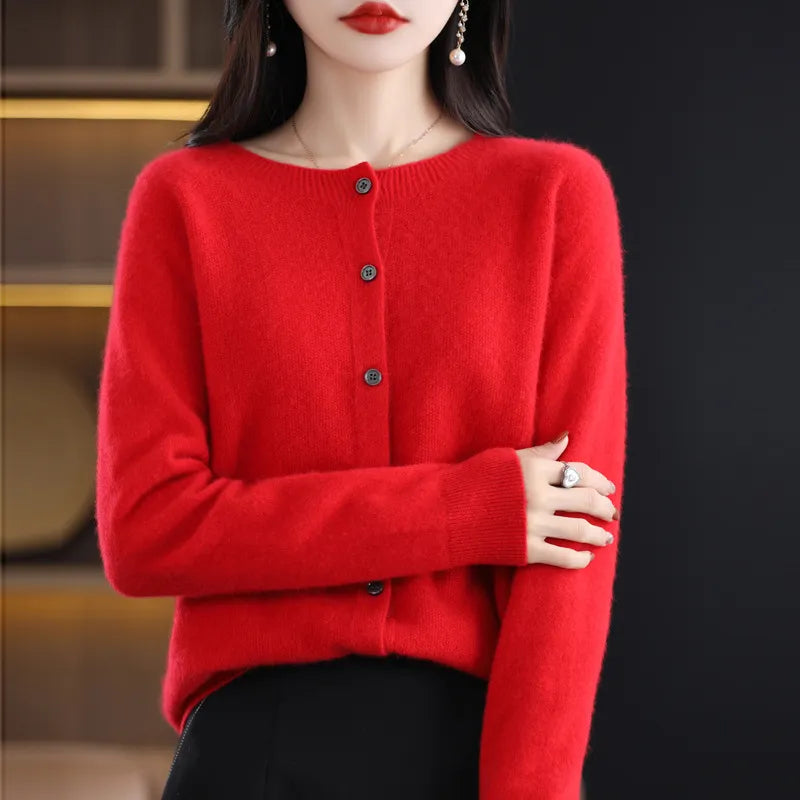 Zita™ | Cardigan en Laine Confortable