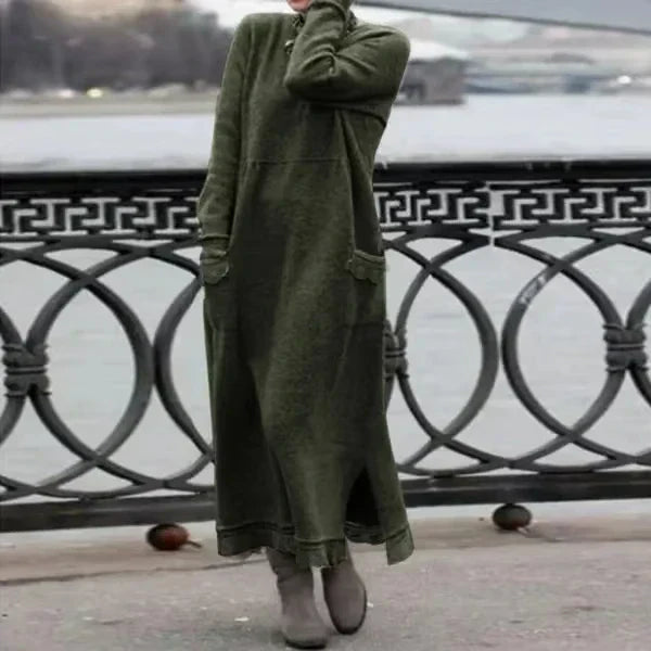 Doris™ - Robe Maxi Chaleureuse et Confortable