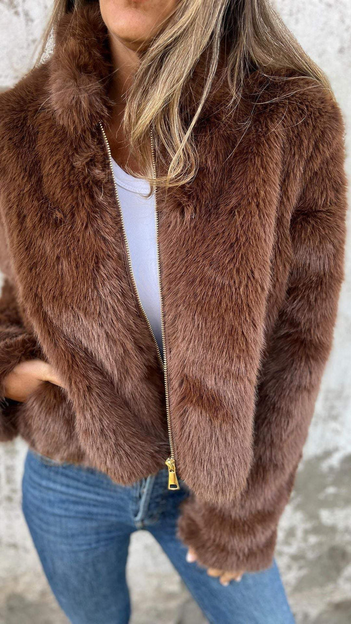 Sara™ | Manteau en Fourrure de Luxe