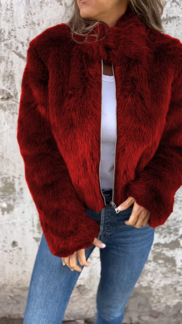 Sara™ | Manteau en Fourrure de Luxe
