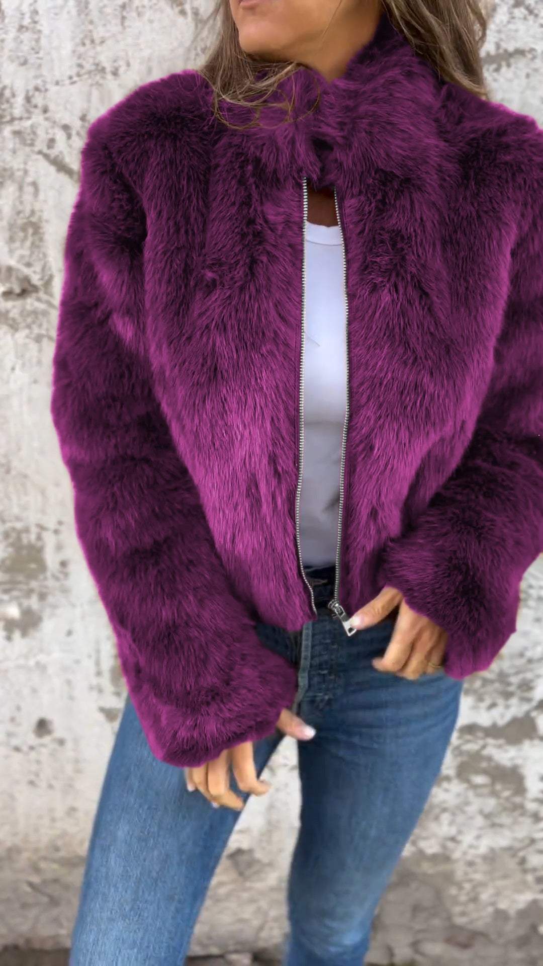 Sara™ | Manteau en Fourrure de Luxe